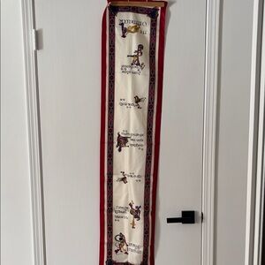 Unique multicoloured oblong Celtic scarf.
Inspired by the book of Kells.